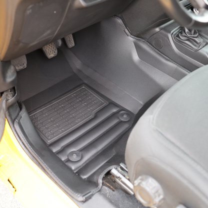 Mat Up! For Jeep Wrangler JL 4Dr 2018-2025 Covers Row 1 & 2