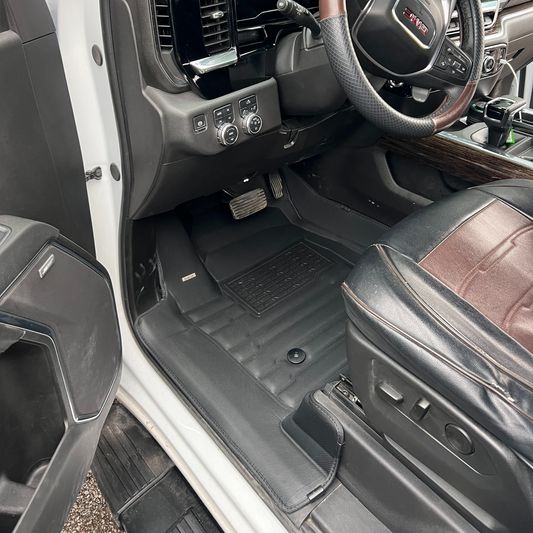 Mat Up! For GMC Sierra 1500 (Crew Cab) 2019-2025 Covers Row 1 & 2